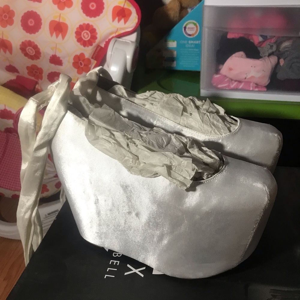 Jeffrey Campbell x wild fox ballet platforms